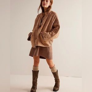 Free People Dolman Quilted Knit Jacket